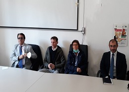 Un momento della conferenza stampa