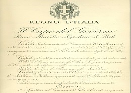 Il documento che assegna il titolo di città a Crotone