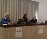 Un momento della conferenza stampa