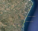 Il tratto interdetto alla balneazione