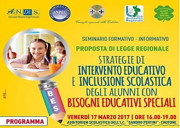 Seminario sui bisogni educativi speciali