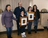 Un momento della premiazione