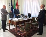 Un momento della cerimonia