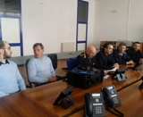 Un momento della conferenza stampa