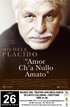 Michele Placido al Teatro del Parco Archeologico di Capocolonna