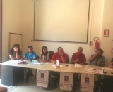 Un momento della conferenza stampa