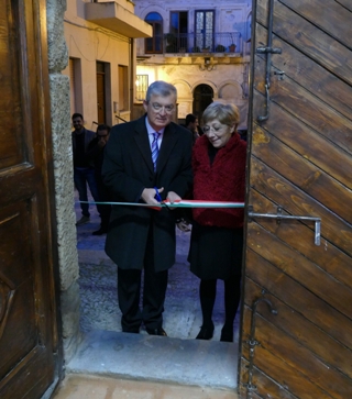 Un momento della inaugurazione