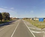 Un tratto della strada statale 106
