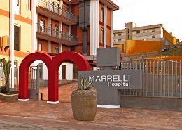 L'ingresso del Marrelli Hospital