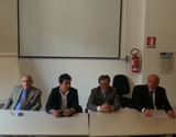 Un momento della conferenza stampa