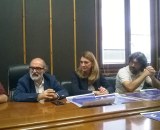 Un momento della conferenza stampa
