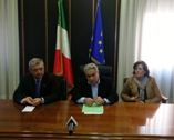 Un momento della conferenza stampa