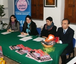 Un momento della conferenza stampa