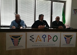 Un momento della conferenza stampa