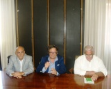 Un momento della conferenza stampa