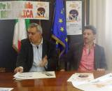 Un momento della conferenza stampa