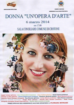 Donna un'opera d'arte