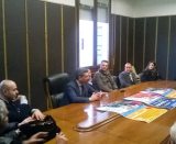 Un momento della conferenza stampa