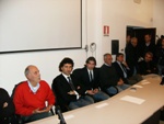 Un momento della conferenza stampa