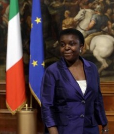 Il ministro per l'integrazione Cècile Kyenge