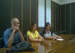 Un momento della conferenza stampa