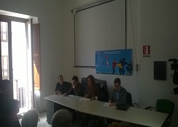 Un momento della conferenza stampa