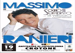 Massimo Ranieri a Crotone