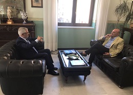 Il prefetto De Vivo e il sindaco Pugliese