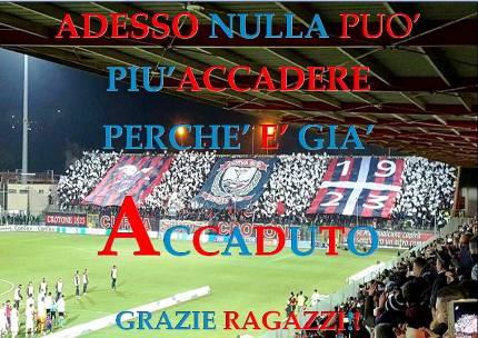 Il Crotone è in serie A