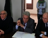 Un momento della conferenza stampa