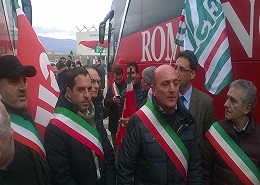 I sindaci presenti alla manifestazione