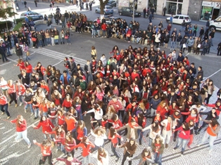 Il flash mob in piazza
