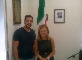 Gregorio Crudo ed il vice sindaco Cosentino