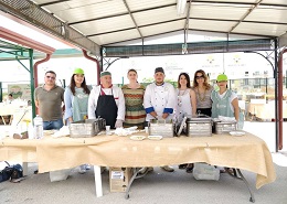 Un momento dell'evento al Farmer Market