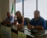 Un momento della conferenza stampa
