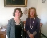 La prof. Iembo e l'assessore Cosentino