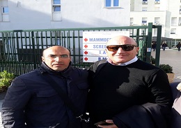 Il sindaco Pugliese con Mustapha El Aoudi