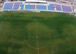 Una veduta aerea dello stadio Ezio Scida