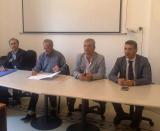 Un momento della conferenza stampa