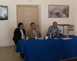 Un momento della conferenza stampa