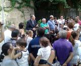 Un momento della festa dei bambini