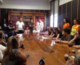 Un momento della conferenza stampa