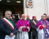 Un momento della cerimonia
