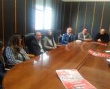 Un momento della conferenza stampa
