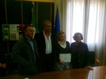 Un momento della premiazione