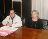 Un momento della conferenza stampa