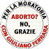 Foto dello stemma del partito aborto? no grazie