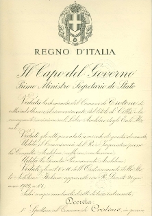Decreto del 1938