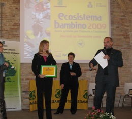 Un momento della cerimonia di Urbino