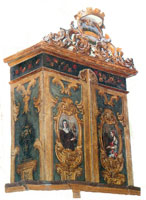 S.Chiara's church - old cabinet